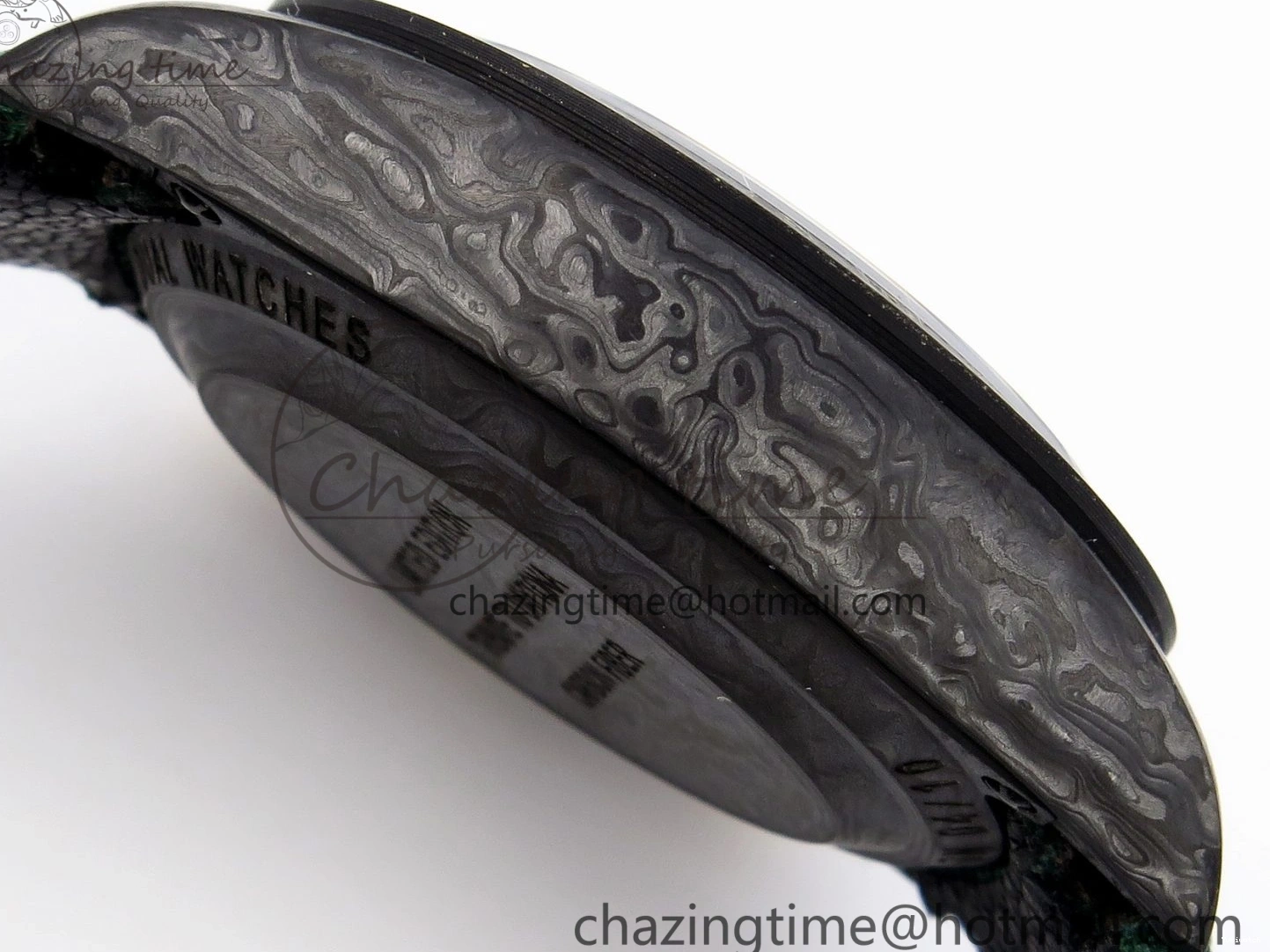 Nylon A7750 on YG DIW Dial Carbon Green Case Green Edition Daytona and Bezel Strap DIWF 0428